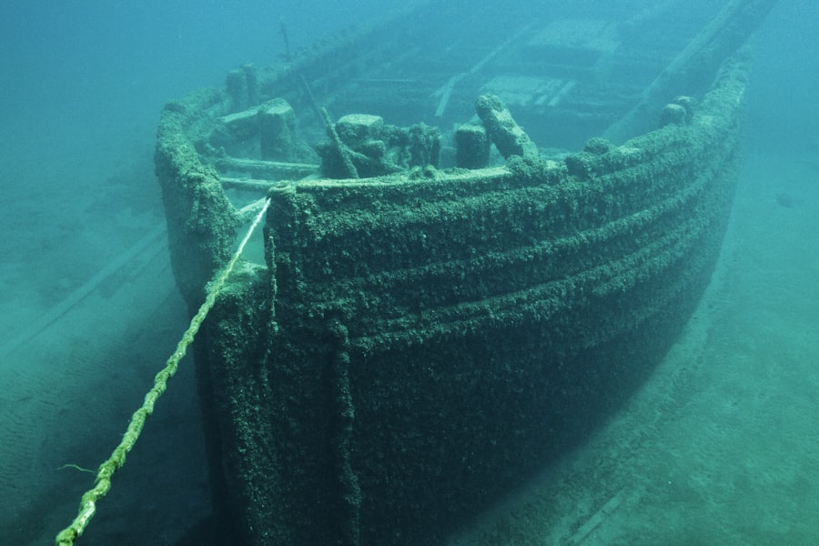 Wreck bow detail, Abu Nuhas