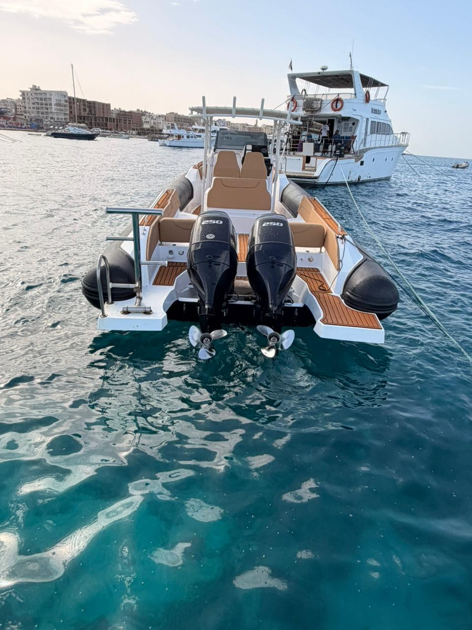 RIB speedboat at Hurghada marina