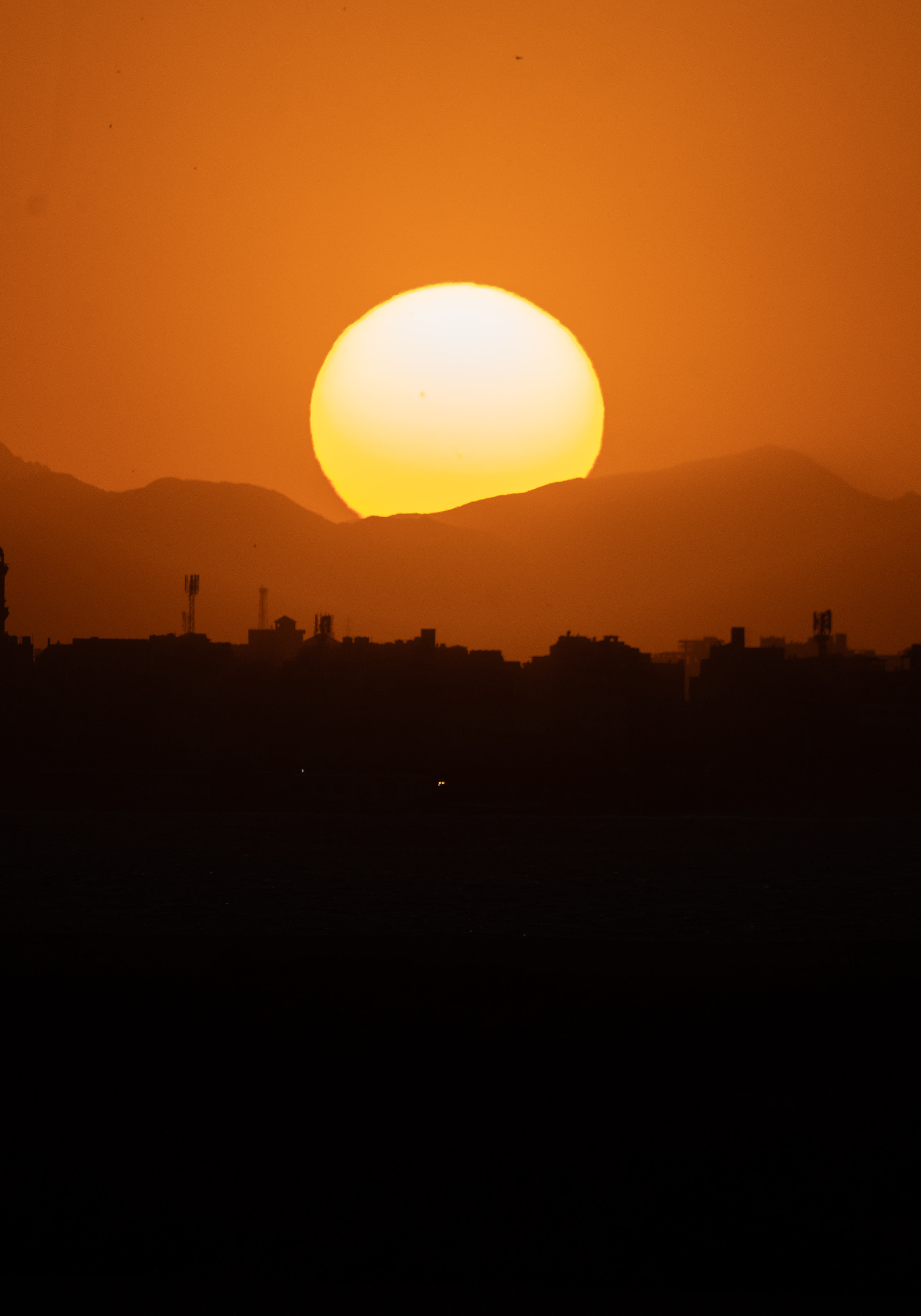 Sunset over the Red Sea